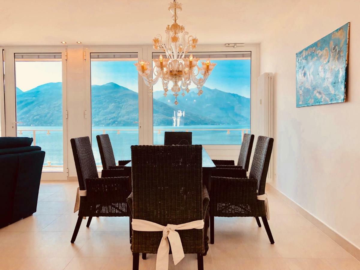Attico Palazzo Di Vetro Apartment Luino Bagian luar foto